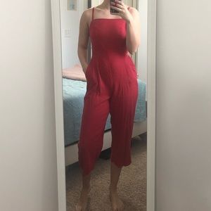 Old Navy Red Jumpsuit